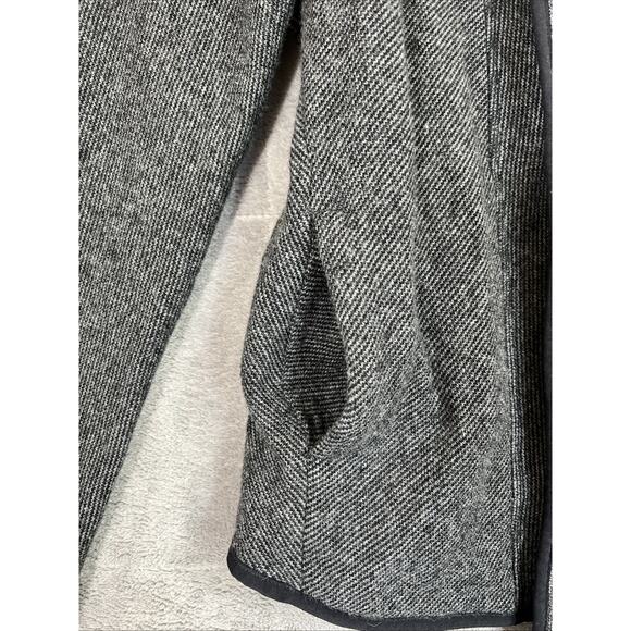 Mountain Hardwear Sweater Womens Small Gray Sarafin Wrap Wool Blend Pockets - Picture 4 of 15